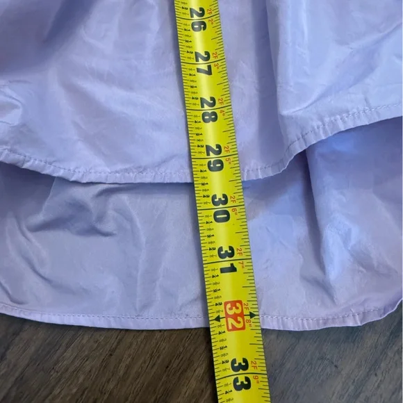 Aritzia Sunday Best Lilac Alice Taffeta Oversized Babydoll Dress Pockets XXS - Picture 7 of 10